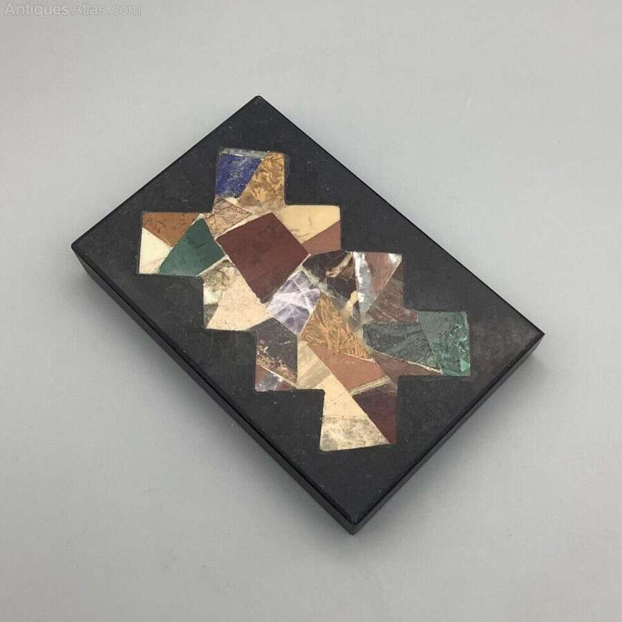 Pietra Dura Desk Weight