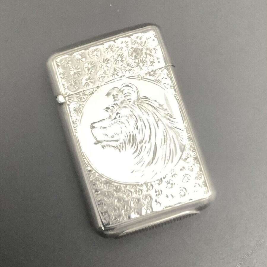 Victorian Silver Hunting Vesta Case &ndash; Sampson Mordan