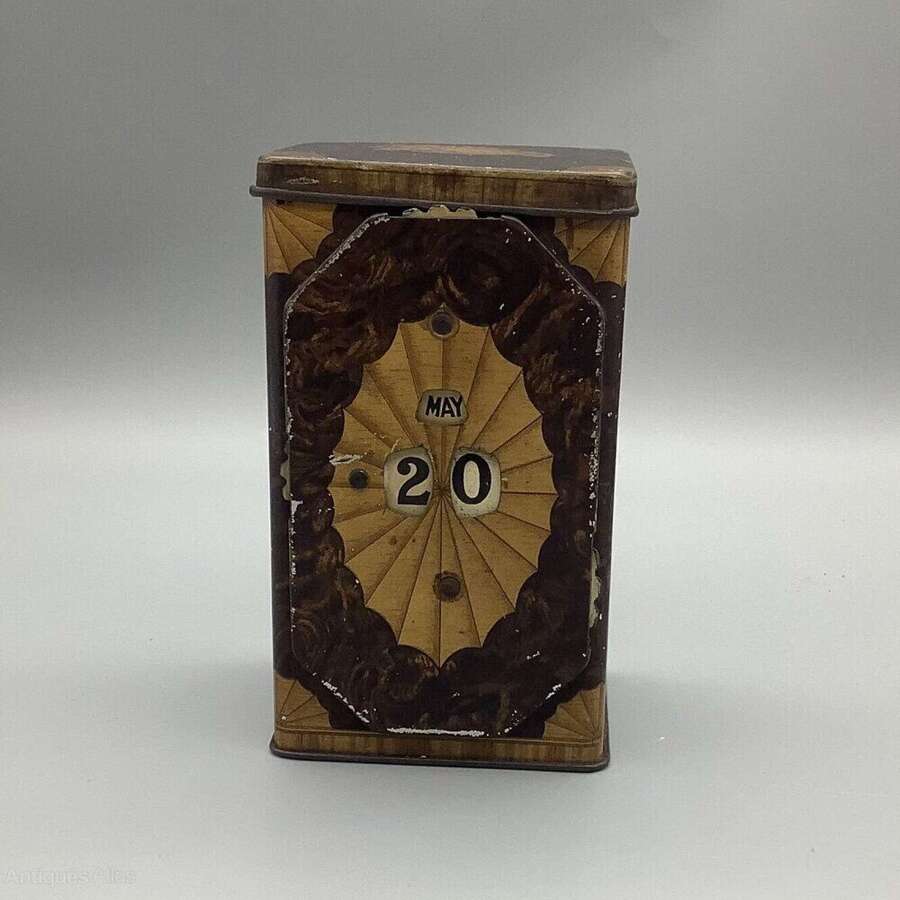 Antique Edwardian Art Nouveau Tea Caddy
