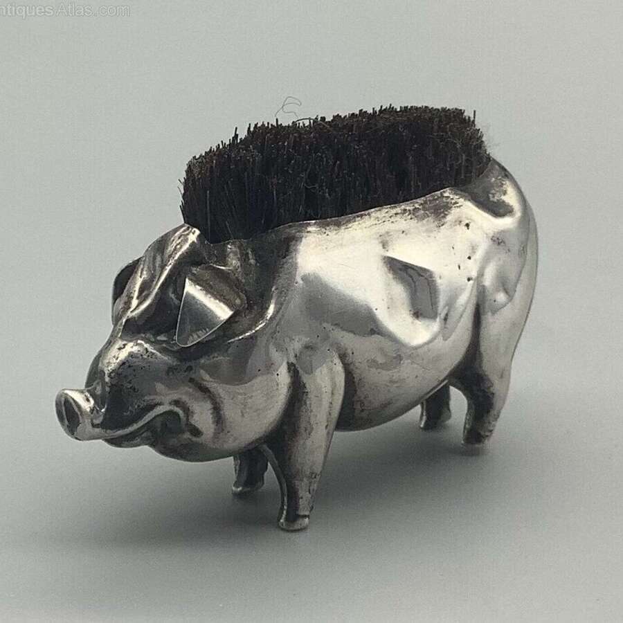 Antique Silver Pen Wipe