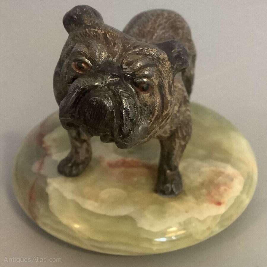 Austrian Cold Painted Bronze Bulldog