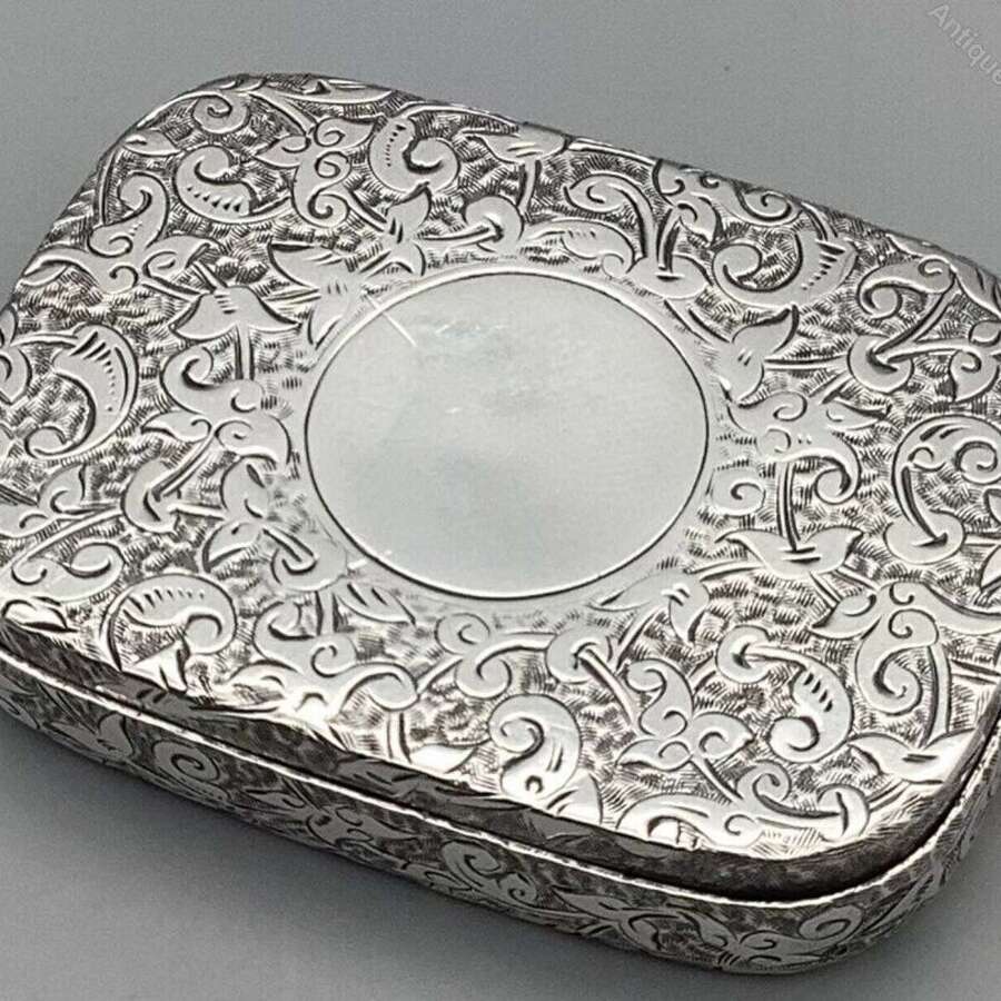 Victorian Silver Sampson Mordan Vesta Case