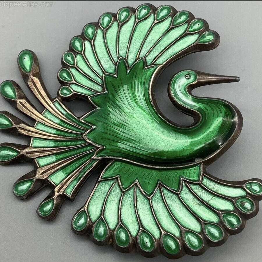 David-Andersen (Oslo) Bird Of Paradise Brooch