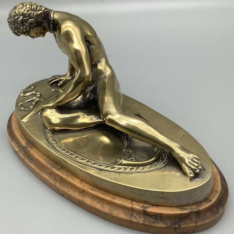 Antique 19th Century Bronze Figure &ndash; "The Dying Gaul"