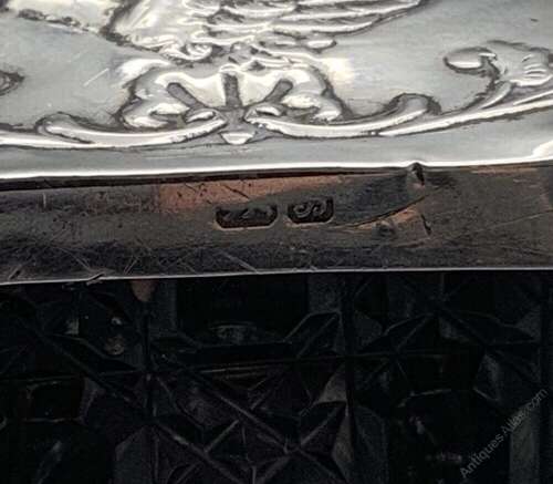 Antique Silver Inkwell