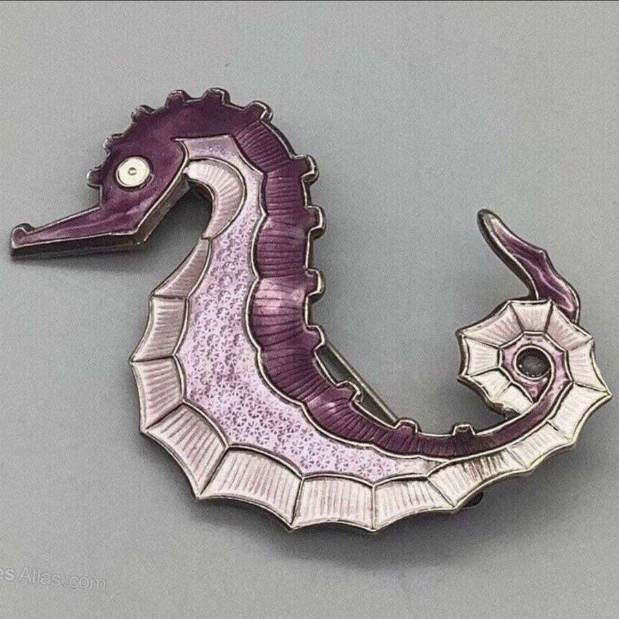 David Andersen Silver Brooch