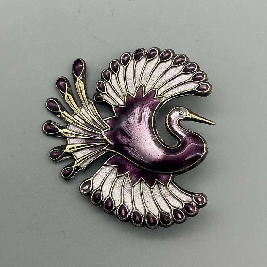 David Andersen  Bird of Paradise Brooch