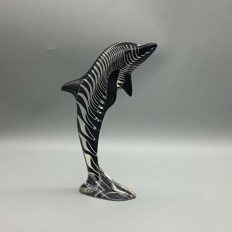 Abraham Palatnik Lucite Dolphin Sculpture &ndash; 1960s Mid-Century Modern