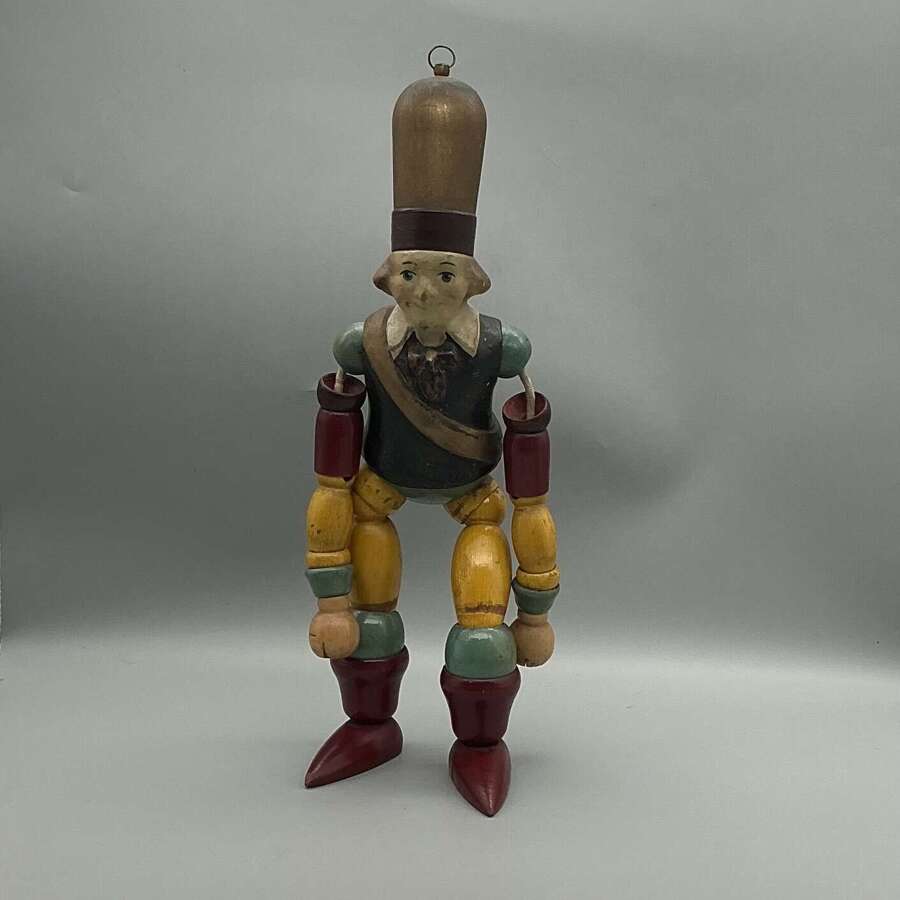 Ediswan Radio jointed wooden advertising figure