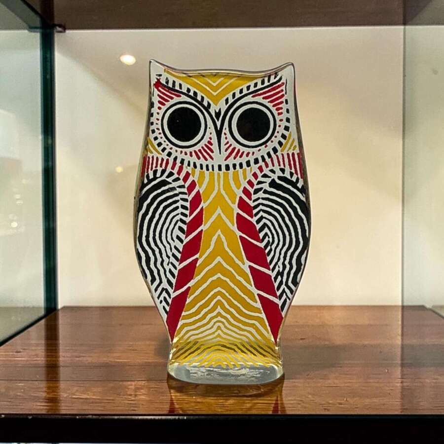 Abraham Palatnik Lucite Owl  Figure, 1960s &ndash; Mid-Century Op-Art Acrylic