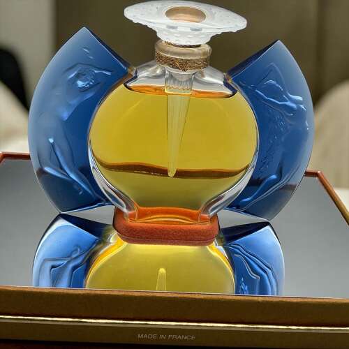 Rare 1999 Lalique ‘Jour et Nuit’ Crystal Glass Perfume Bottle – Limited Edition